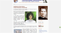 Desktop Screenshot of comunitaprimavera.org